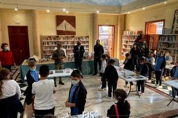 Un belén de pastilina, atractivo de la Biblioteca Saulo Torón (Telde)/Francisco Javier Santana.